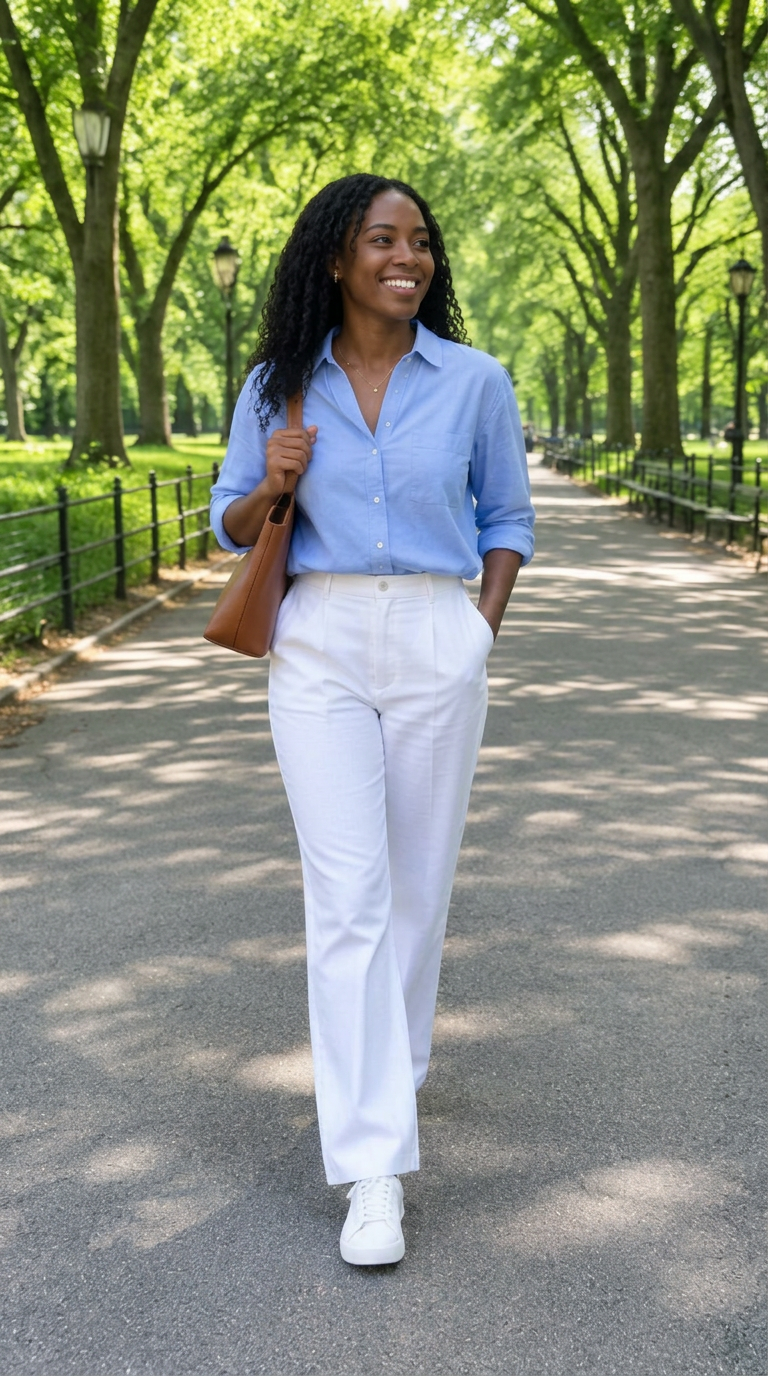 AI-generated shoot example at Central Park stroll