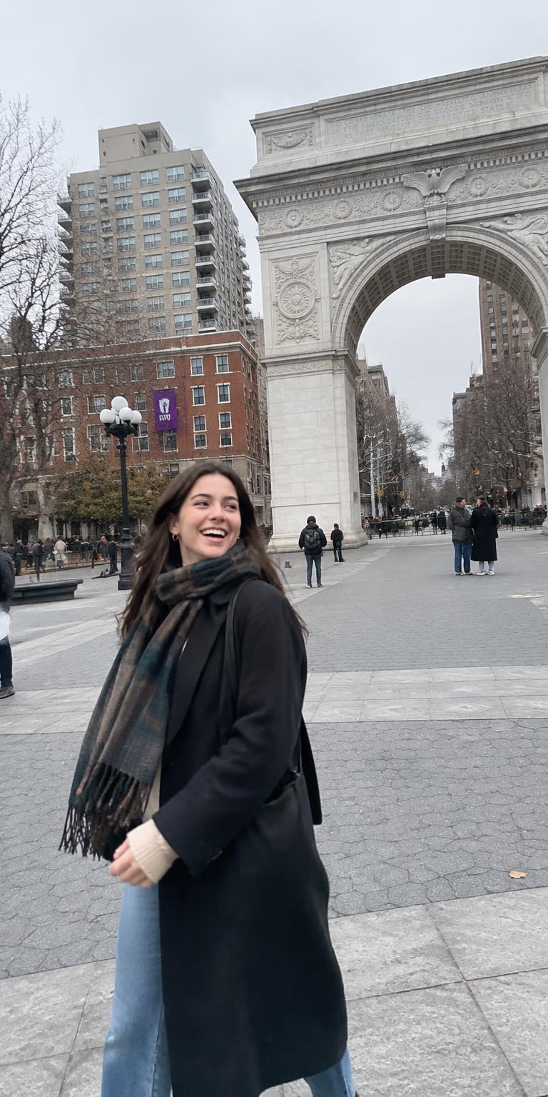 AI-generated shoot example 1 at Washington Square Park